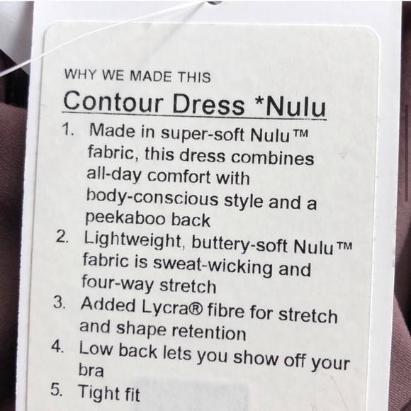 JUST IN✔️NWT LULULEMON DRESS - Picture 5 of 6